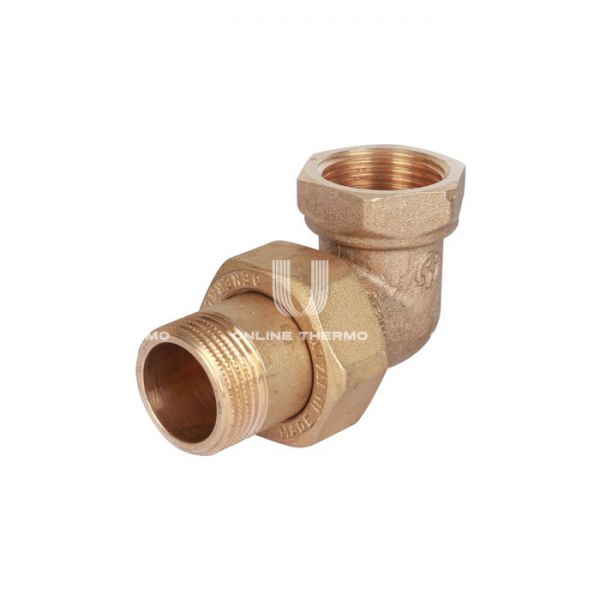 Угловое разъемное угловое соединение "американка" Stout ВН, уплотнение o-ring 2"