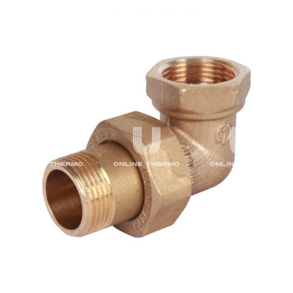 Угловое разъемное соединение "американка" Stout SFT-0058-000034, ВР 3/4", с уплотнением o-ring