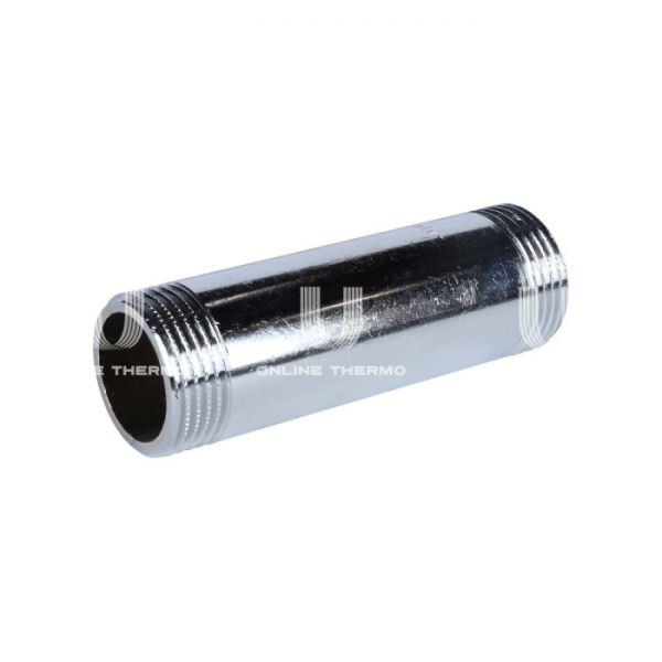 Удлинитель (бочонок) с наружной резьбой Stout SFT-0061-001100, НР 100×1", хромированный