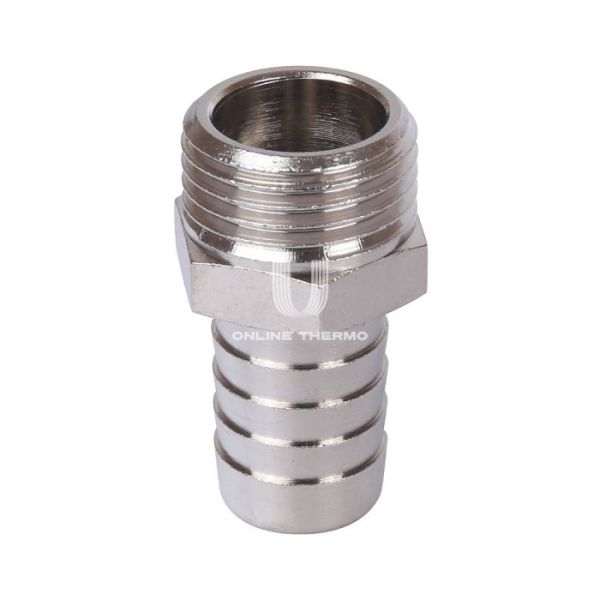 Штуцер с наружной резьбой Stout НР никелированный 1"1/2×40