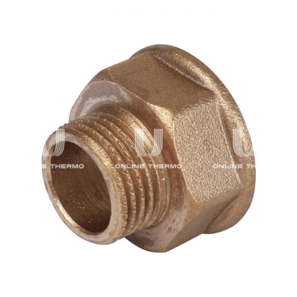 Переходник с внутренней и наружной резьбой Stout ВН 1/2"×1/2"