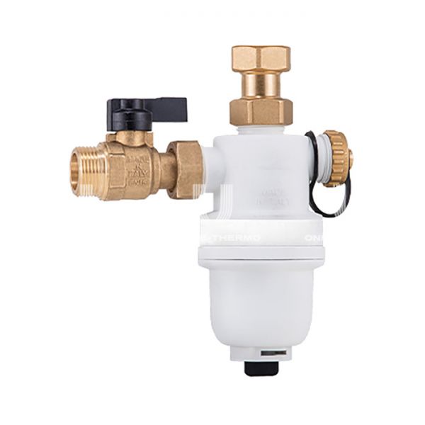 Фильтр-шламоотделитель Stout SFW-0072-000020, 3/4" НР-НГ, с магнитом для настенных котлов