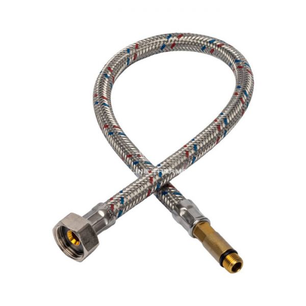 STOUT SHF-0046-351015  Гибкая подводка для воды  M 10 (35мм) х ВР 1/2,  длина 500 мм