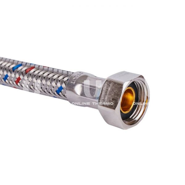 Гибкая подводка для воды Stout SHF-0050-351015 M10 (35мм) х 1/2" ВР, длина 1200 мм