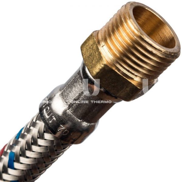 STOUT SHF-0057-081010  Гибкая подводка для воды  НР 3/8 х ВР 3/8,  длина 600 мм