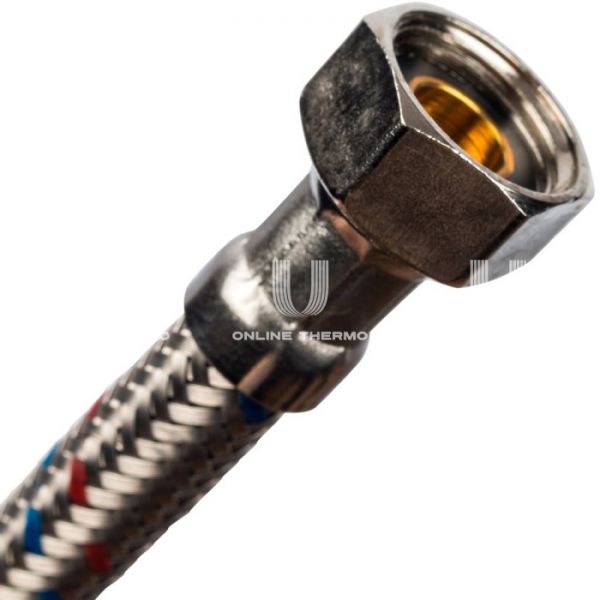 STOUT SHF-0057-081010  Гибкая подводка для воды  НР 3/8 х ВР 3/8,  длина 600 мм