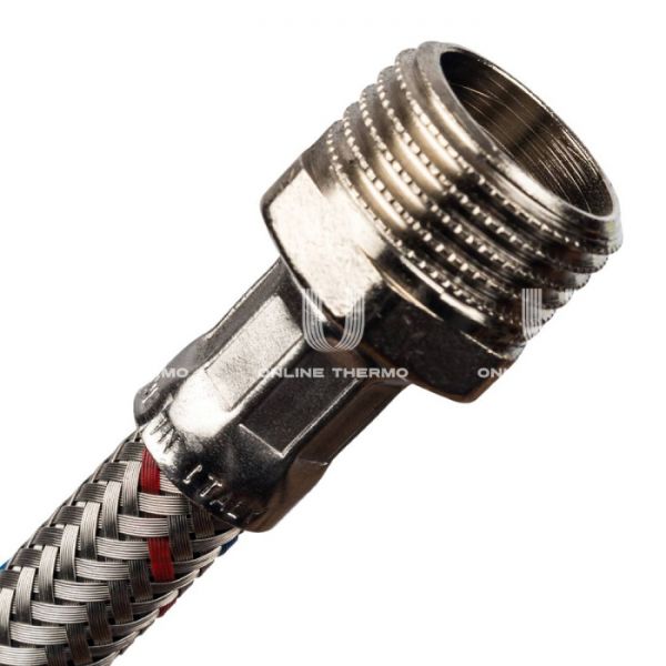 STOUT SHF-0077-081510  Гибкая подводка для воды  НР 1/2 х ВР 3/8,  длина 600 мм