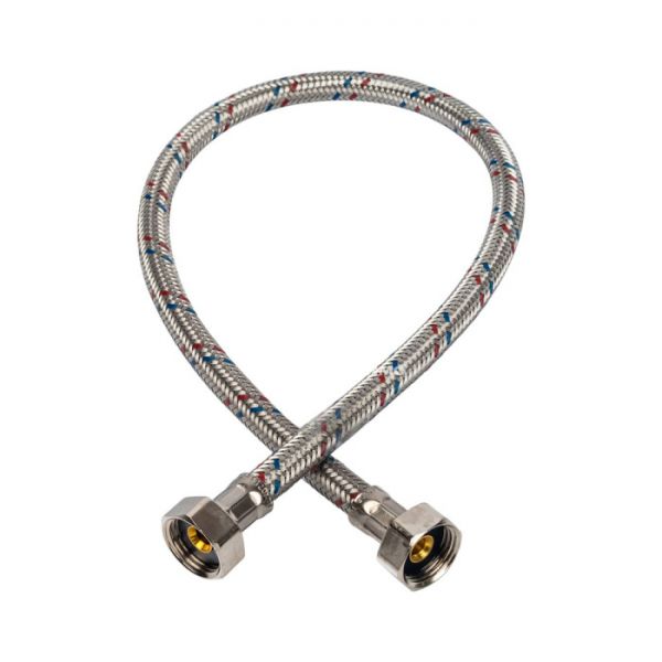 STOUT SHF-0117-081515  Гибкая подводка для воды  ВР 1/2 х ВР 1/2,  длина 600 мм