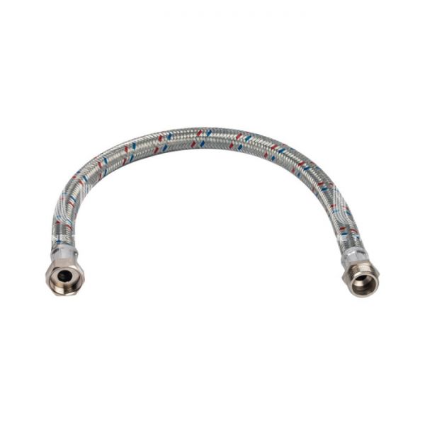 STOUT SHF-0126-181515  Гибкая подводка для воды  НР 1 х ВР 1,  длина 800 мм