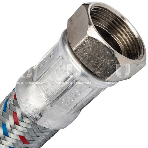 STOUT SHF-0137-323232  Гибкая подводка для воды  НР 1 1/4  х ВР 1 1/4,  длина 1000 мм