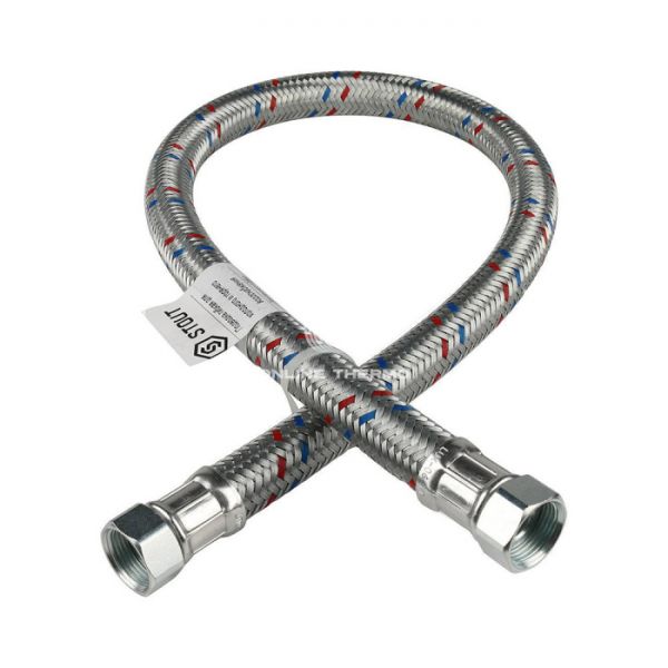 STOUT SHF-0310-182020 Гибкая подводка для воды  ВР 3/4 х ВР 3/4,  длина 1000 мм