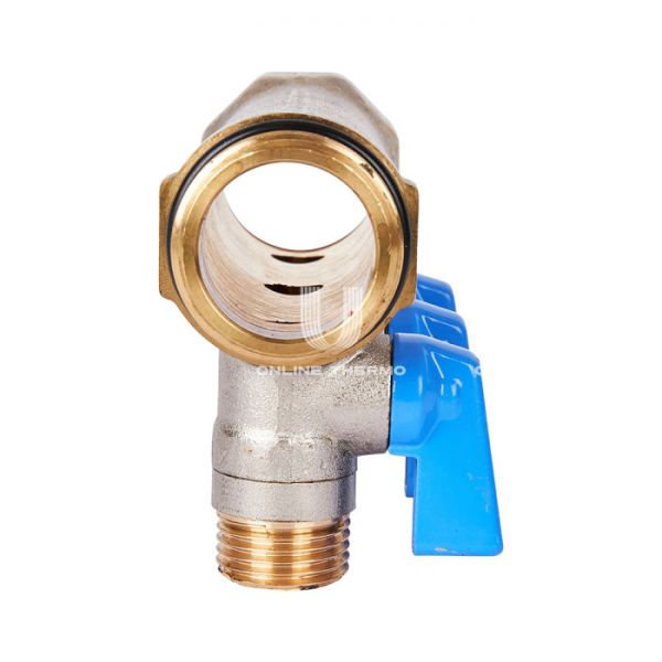 Коллектор Stout с шаровыми кранами SMB 6211 1", 3 отвода 1/2" (синие ручки)