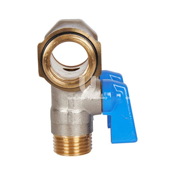 Коллектор Stout с шаровыми кранами SMB 6211 3/4", 2 отвода 1/2" (синие ручки)