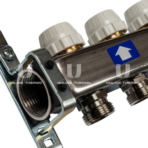 Коллектор Stout из нержавеющей стали без расходомеров 8 вых.