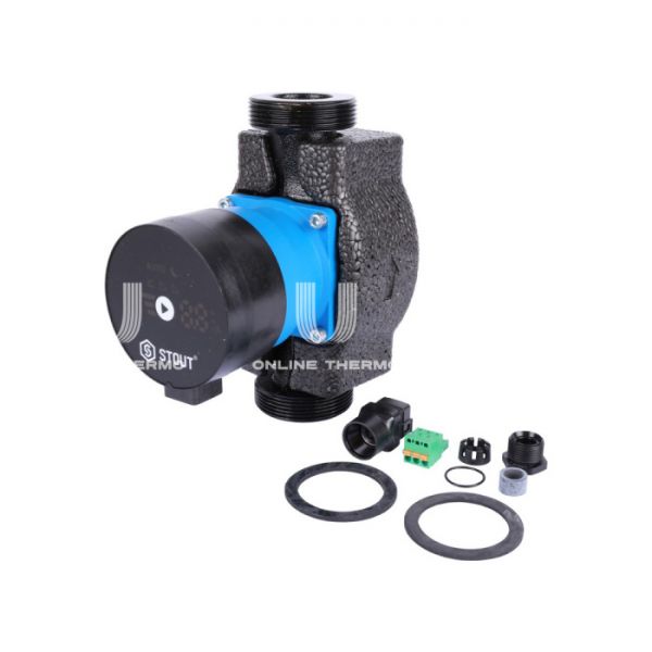 Насос циркуляционный Stout mini pro SPC-0003-3280180 32-80, с теплоизоляцией, база 180 мм