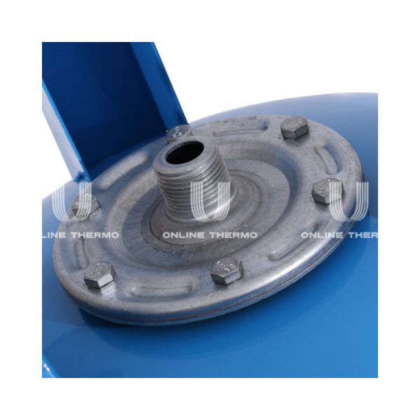 Гидроаккумулятор (расширительный бак) для водоснабжения Stout STW-0002-000050, 50 л, синий вертикальный, на ножках