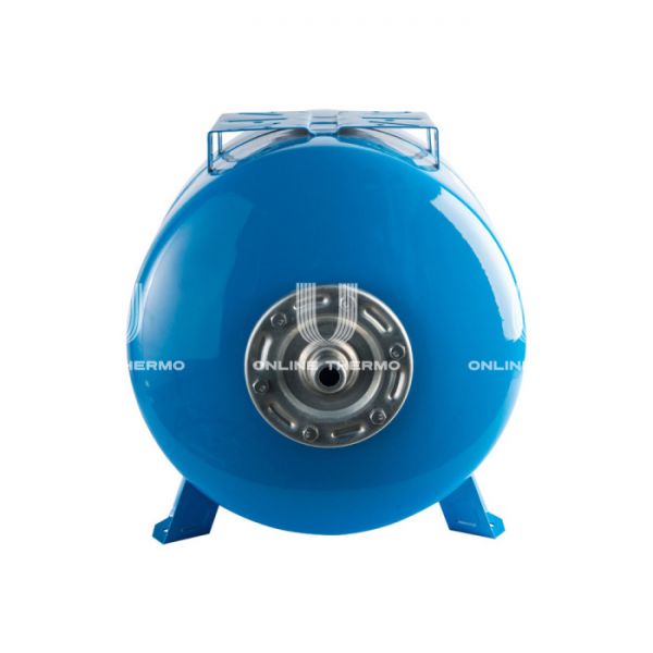 Гидроаккумулятор (расширительный бак) для водоснабжения Stout STW-0003-000080, 80 л, синий горизонтальный, на ножках