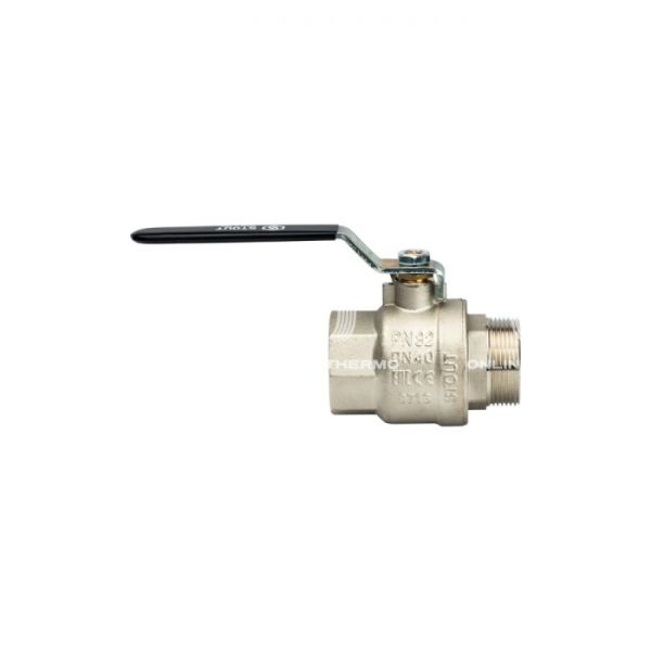 Кран шаровой Stout полнопроходной, ВР-НР, ручка рычаг 1" 1/2