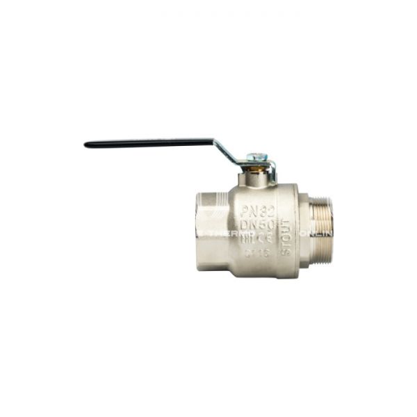 Кран шаровой Stout полнопроходной, ВР-НР, ручка рычаг 2"