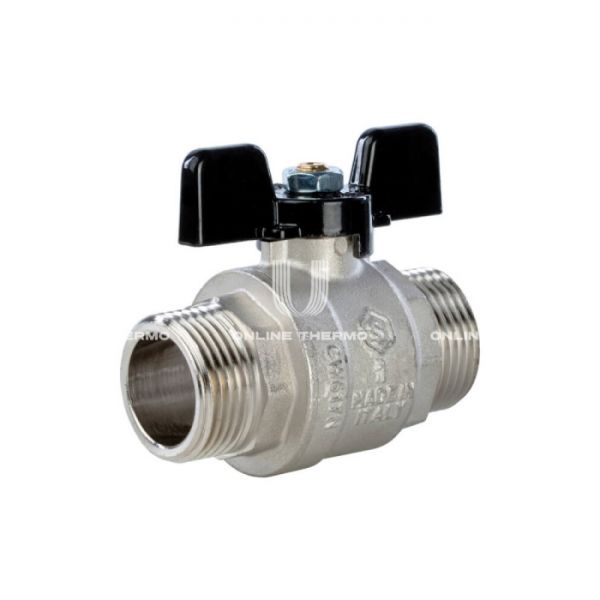 Кран шаровой Stout полнопроходной, НР, ручка бабочка 1"