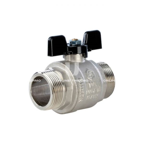 Кран шаровой Stout полнопроходной, НР, ручка бабочка 1" 1/4