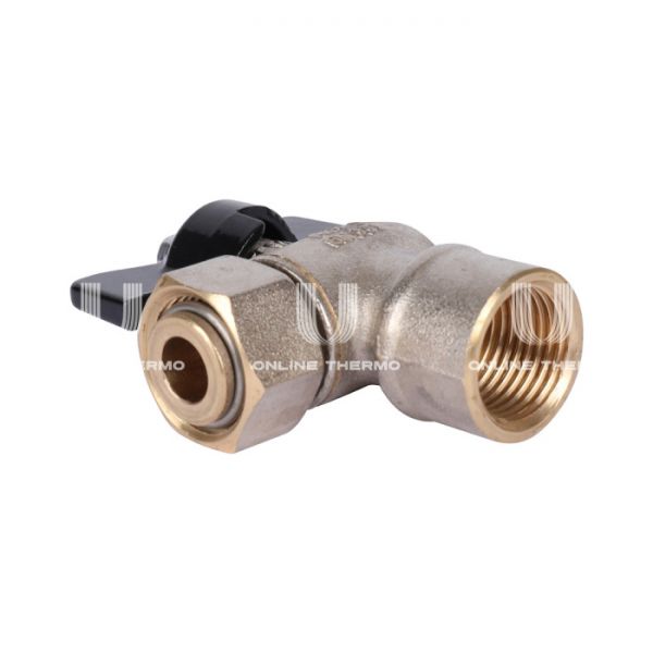 Кран шаровый угловой с накидной гайкой Stout SVB-1010-000015 1/2"x1/2" ВР-НГ, ручка-бабочка