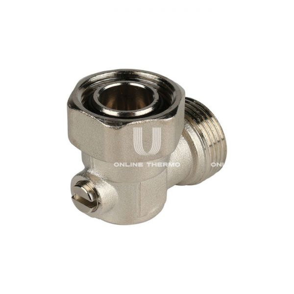 Узел нижнего подключения Stout для радиатора, угловой, раздельный 3/4"