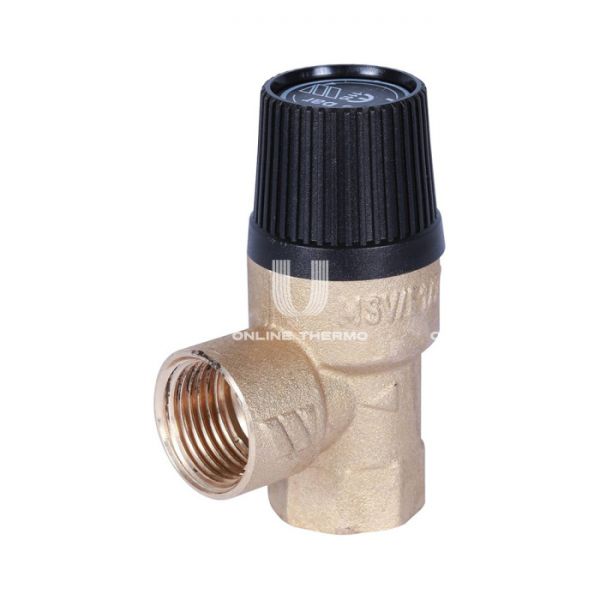 Клапан предохранительный Stout 30х1/2", черная крышка