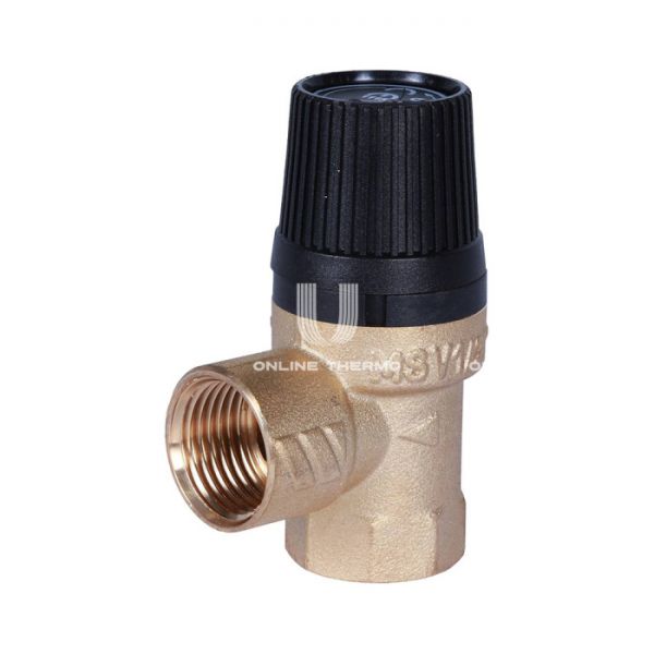 Клапан предохранительный Stout 60х1/2", черная крышка