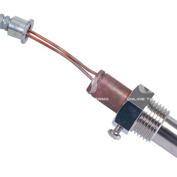 Термоклапан Stout для твердотопливных котлов 1/2", капиляр, 1300 мм