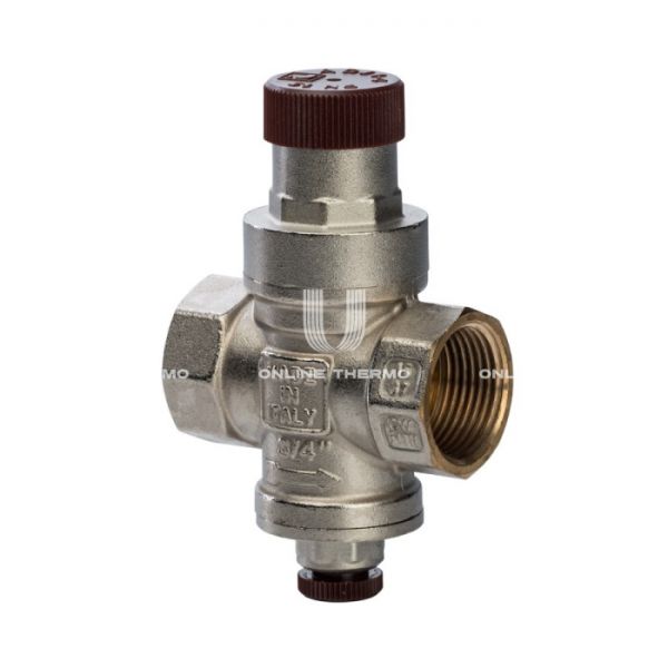 Редуктор давления Stout SVS-0010-000020 3/4", PN16, поршневой, с присоединением к манометру