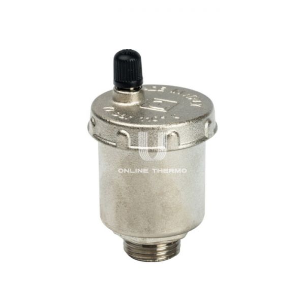 Автоматический воздухоотводчик Stout SVS-0011-000015 1/2", вертикальный выпуск, никелированный, с уплотнением O-ring