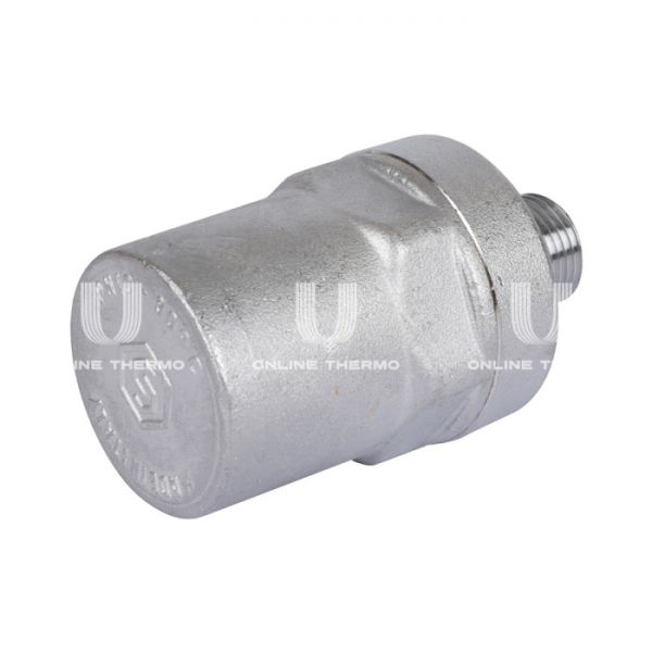 Компенсатор гидроудара Stout, нар.р., покрытие - хром 1/2"