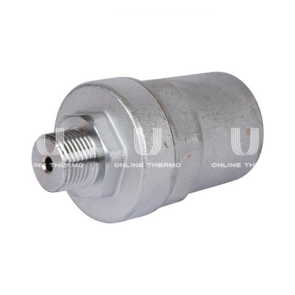 Компенсатор гидроудара Stout, нар.р., покрытие - хром 1/2"