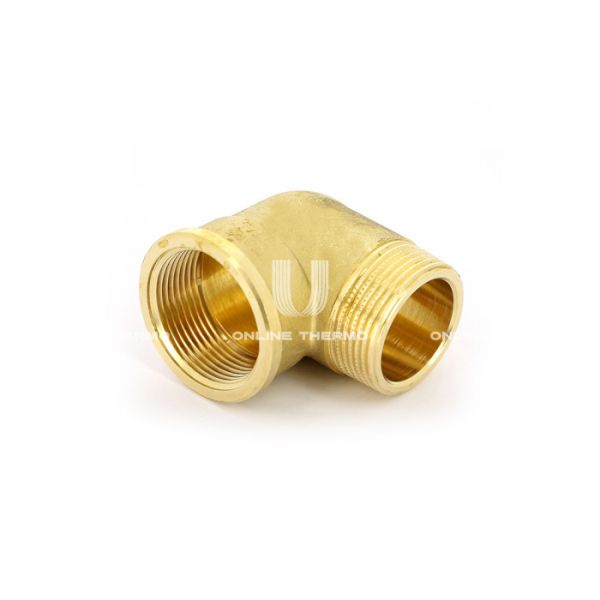 Угольник (угол) 90◦ равносторонний с внутренней и наружной резьбой Tiemme 1500011, ВР-НР 1", серия 1561