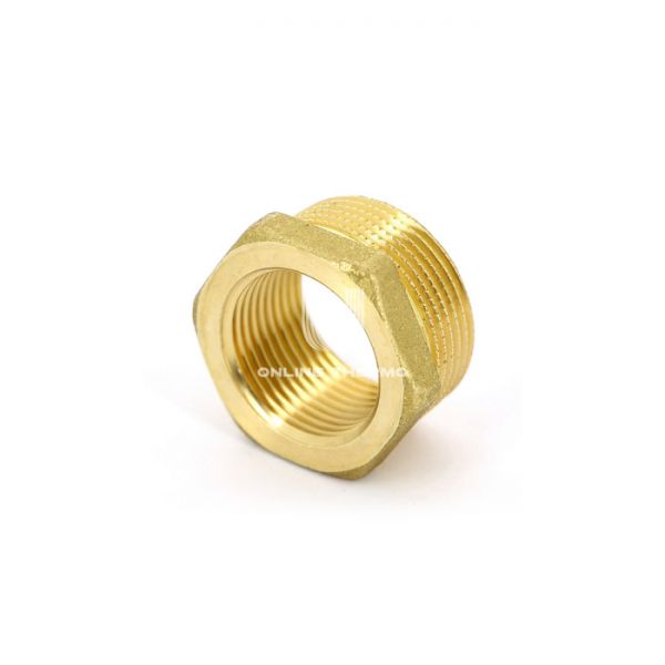 Футорка с внутренней и наружной резьбой Tiemme 1500013, ВР-НР 3/4"x1/2", серия 1581