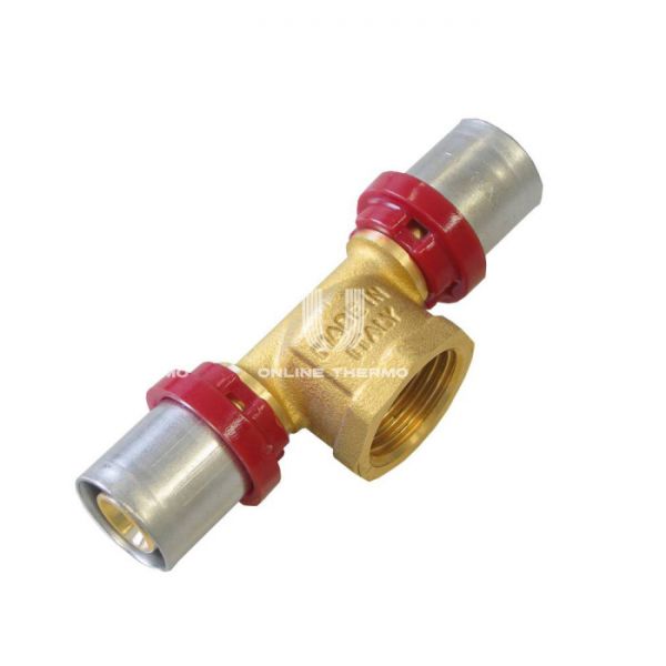 Тройник с внутренней резьбой Tiemme 1650039 20x1/2''x20, пресс-фитинг