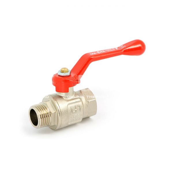 Кран шаровый Uni-Fitt Etalon 111L4000, 1" ВР-HР, полнопроходной, ручка-рычаг