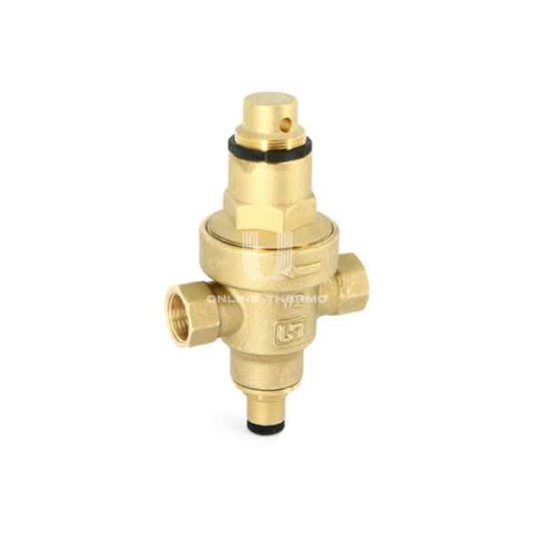 Редуктор давления Uni-fitt 206G2140 1/2" PN25, 1-6 бар, мембранный, с отверстием под радиальный манометр 1/4"