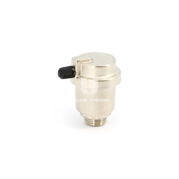 Автоматический воздухоотводчик Uni-fitt 231N2000 1/2" НР, никелированный, боковой выпуск