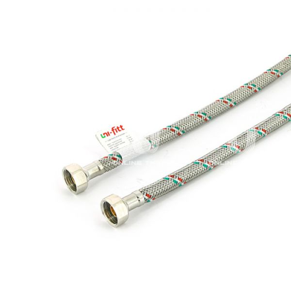 Гибкая подводка для воды Uni-Fitt 500S2012 1/2" ВР, длина 1200 мм