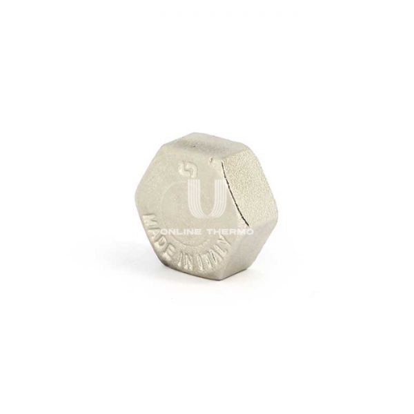 Заглушка с внутренней резьбой Uni-Fitt 607N3000, ВР 3/4", никелированная