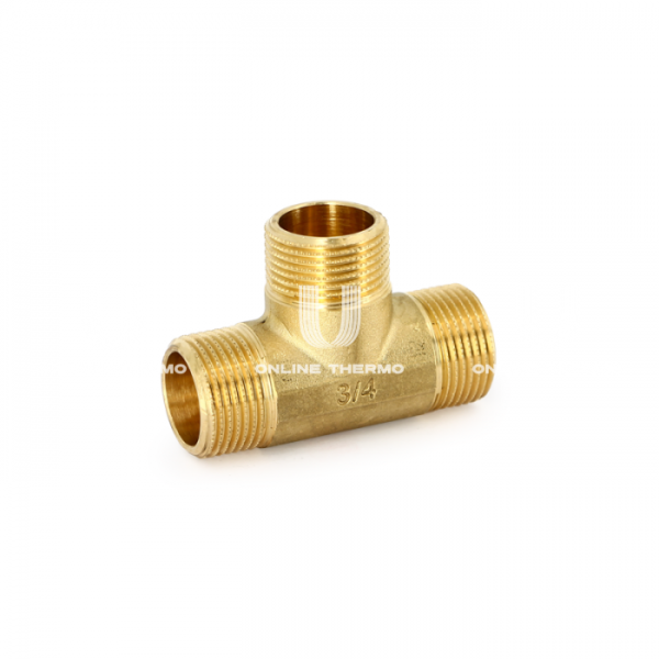 Тройник равносторонний с наружной резьбой Uni-Fitt 616G2220, НР 1/2"