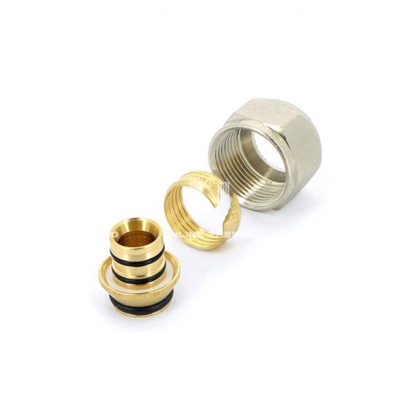 Резьбозажимное соединение Uni-fitt 680N1634, 3/4"ЕК для металлопластиковых труб 16х2.0 мм