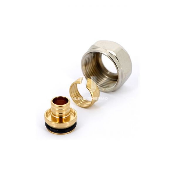 Резьбозажимное соединение Uni-fitt 681N1634  3/4"EK для труб PE-X, PE-RT 16х2.0 мм