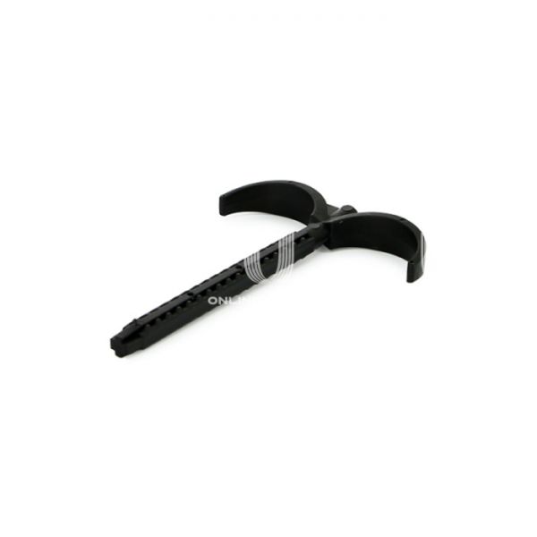 Крюк с дюбелем Uni-Fitt 854D0809 для двух труб, 8x90