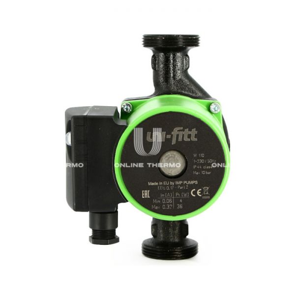 Насос циркуляционный Uni-Fitt ECP 32/60 180, 918E3260, база 180 мм, энергоэффективный, с гайками
