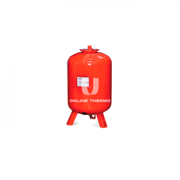 Расширительный бак для отопления Uni-Fitt WRV500, 500 л, красный, вертикальный, на ножках