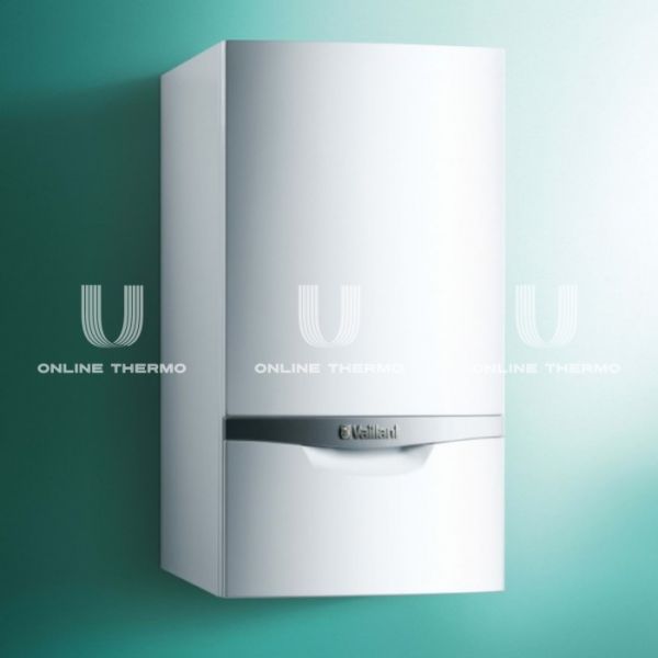 Настенный газовый конденсационный котел Vaillant ecoTEC plus VU 1006/5 -5 0010015578, одноконтурный, закрытая камера, 100 кВт
