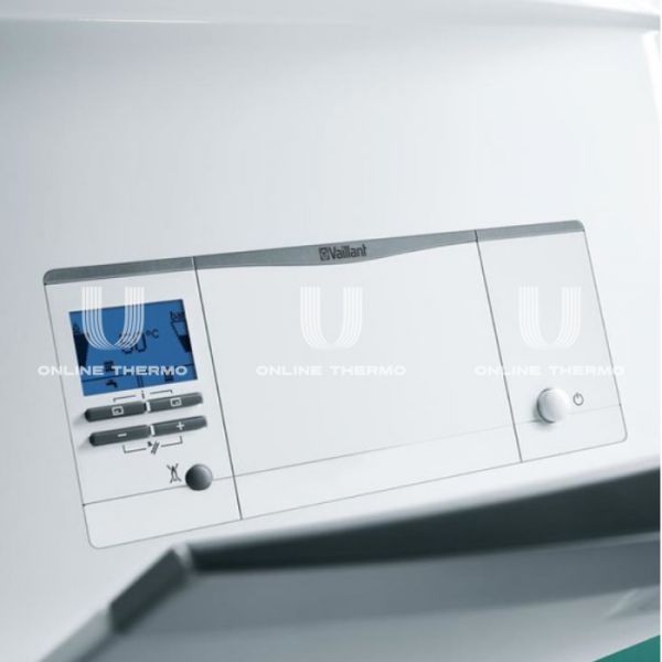 Настенный газовый конденсационный котел Vaillant ecoTEC plus VU 1206/5 -5 0010015579, одноконтурный, закрытая камера, 120 кВт